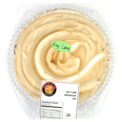 World Class Bakery Key Lime Meringue Pie, 23 oz