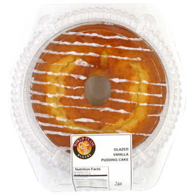 World Class Bakery Vanilla Pudding Cake, 18 oz