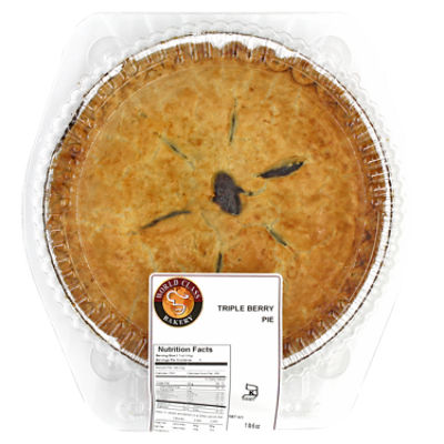 World Class Bakery Triple Berry Pie, 22 oz