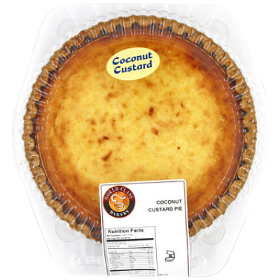 World Class Bakery Coconut Custard Pie, 20 oz