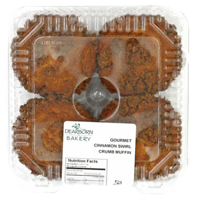 World Class Bakery 4 Pk Cinnamon Muffin, 20 oz