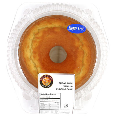 World Class Bakery Sugar Free Vanilla Pudding Cake, 18 oz