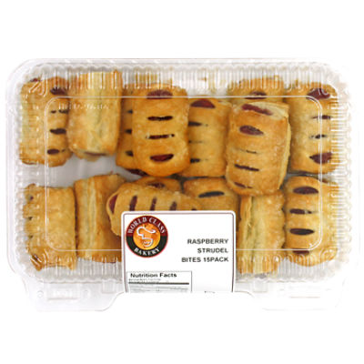 World Class Bakery Raspberry Pastry Bites 15pk, 10 oz