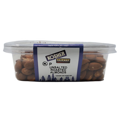 Fairway Roasted Almonds Unsalted , 13 oz