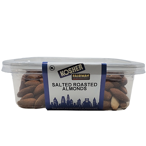 Fairway Roasted Salted Almonds, 13 oz