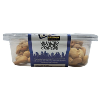 Fairway Cashews Unsalted Roasted, 11 oz