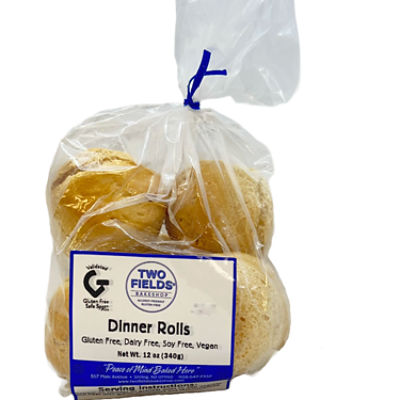 TWO FIELDS BAKESHOP DINNER ROLLS     , 6 oz