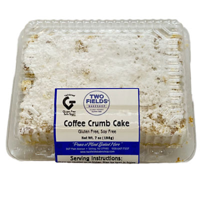 TWO FIELDS BAKESHOP TFB COFFEE CRUMB C   , 7 oz