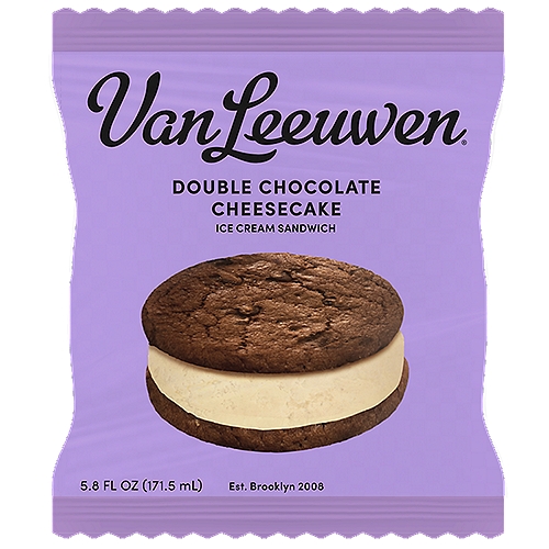 Van Leeuwen Double Chocolate Cheesecake Sandwich, 5.8 oz