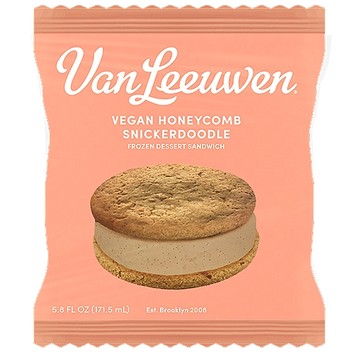 Van Leeuwen Vegan Honey Snickerdoodle Sandwich, 5.8 oz
