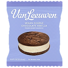 Van Leeuwen Vegan Double Chocolate Vanilla Sandwich