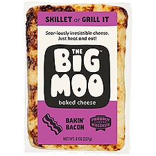 The Big Moo Bakin' Bacon Baked Cheese, 8 oz