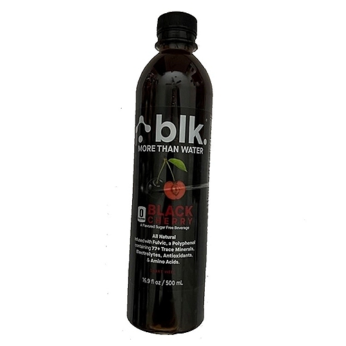 BLK Black Cherry All Natural water