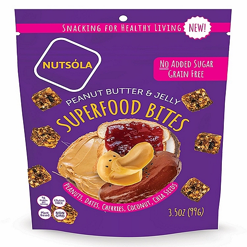 NUTSOLA PEANUT BTTR JELLY SUPERFOOD, 3.5 oz