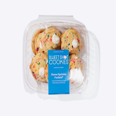 Sweet Shot Cookies Butter Sprinkle Funfetti, 10 oz