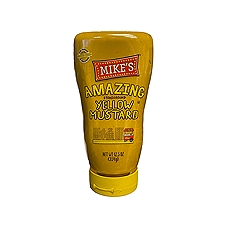 Mikes Amazing Stoneground Yellow Mustard, 12.5 oz