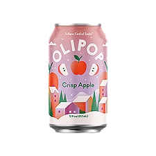 Olipop Apple Crisp Soda, 12 fl oz