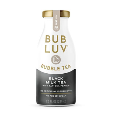 BUBLUV Bubble Tea Black Mik Tea with Tapioca Jelly Pearls - Fairway