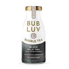 BUBLUV Bubble Tea Black Mik Tea with Tapioca Jelly Pearls