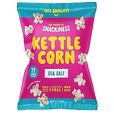 The Pursuit of Snackiness Sea Salt Kettle Corn, 4.5 oz