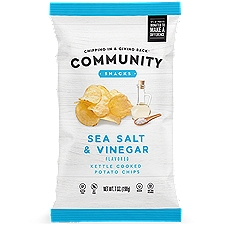 Community Snacks Sea Salt and Vinegar, 7 oz