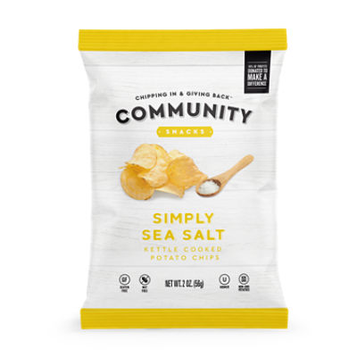 Community Snacks Simply Sea Salt, 2 oz