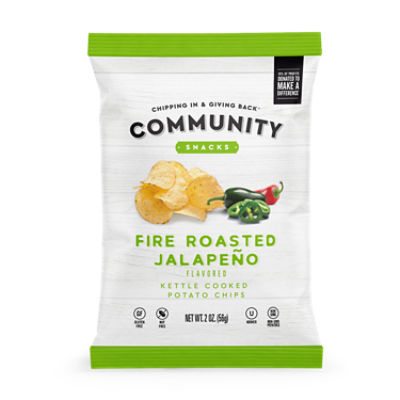 Community Snacks Fire Roasted Jalapeno, 2 oz