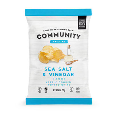 Community Snacks Sea Salt and Vinegar, 2 oz