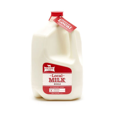 Five Acre Farms Local Whole Milk