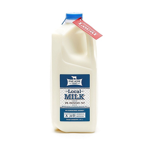 Five Acre Farms Local Reduced Fat Milk 64 oz
