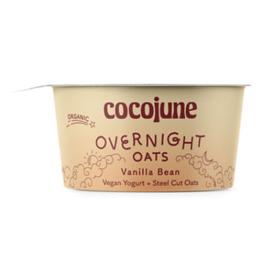 Cocojune Organic Overnight Oats Vanilla, 5.3 oz