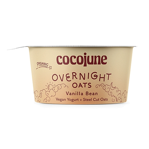 Cocojune - Organic Overnight Oats Vanilla. 5.3 ounce
