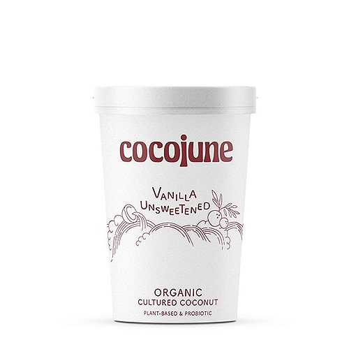 Cocojune Organic Unsweetened Vanilla Yogurt, 16 oz
