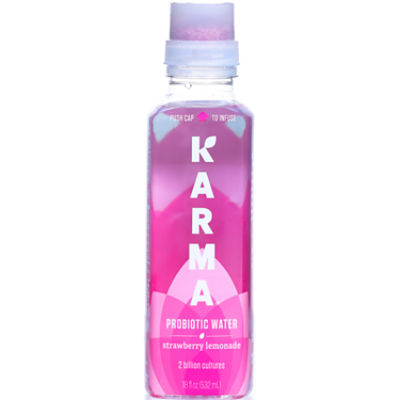 Karma Strawberry Lemonade Probiotic Water, 18 fl oz