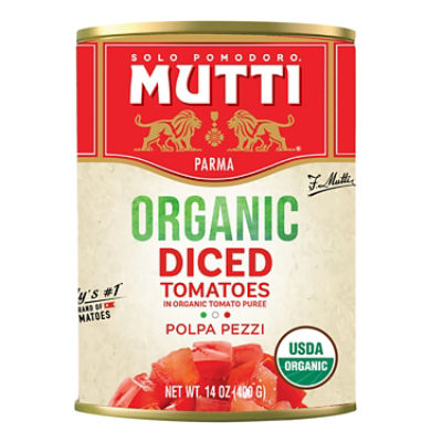 MUTTI ORGANIC DICED TOMATOES (POLPA)