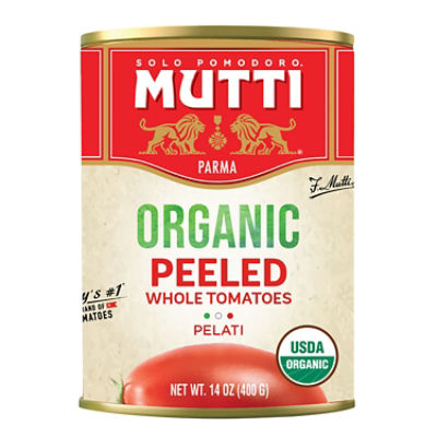 MUTTI ORGANIC WHOLE PEELED TOMATOES (PELATI)