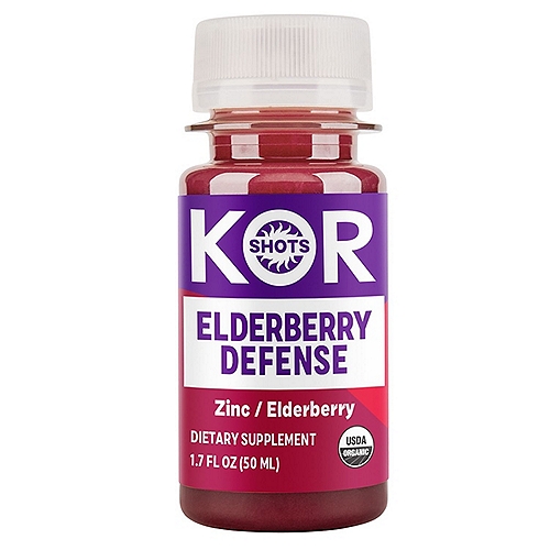 100% of your daily value of anti-inflammatory Zinc with antioxidant-packed Elderberry, this shot doesn’t mess around when it comes to fueling your immune system. 1.7 fl oz.
