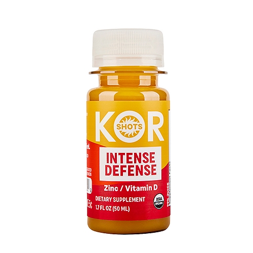 Passion Fruit + 100% of your daily value of zinc + 235% of your daily vitamin D for immunity. Added kick of potent ginger and stimulating habanero supports bigger, brighter energy throughout your day. 1.7 fl oz.
