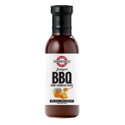 BACKYARD FOOD HONEY BBQ SAUCE GF