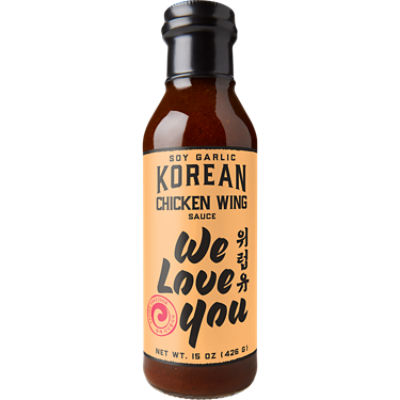 WE LOVE YOU SOY GARLIC KOREAN CHICKEN WING SAUCE