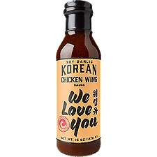 WE LOVE YOU SOY GARLIC KOREAN CHICKEN WING SAUCE