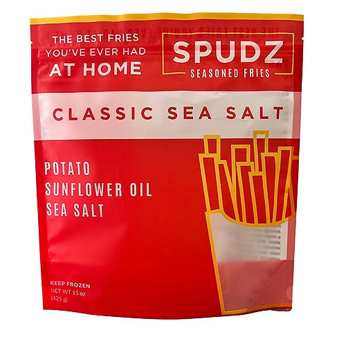 Spudz Classic Sea Salt Seasoned Fries, 15 oz