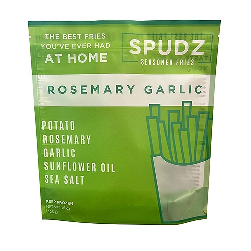 Spudz Rosemary Garlic Seasoned Fries, 15 oz