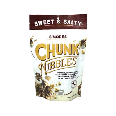 CHUNK NIBBLES SMORES SWEET SALTY SNACK MIX