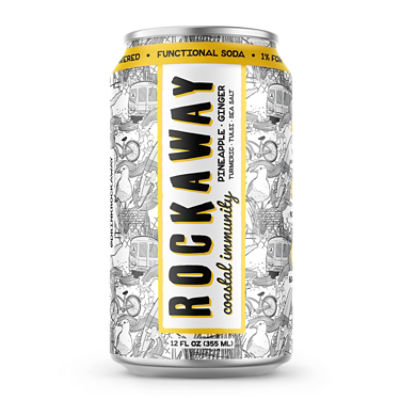 ROCKAWAY Coastal Immunity - Pineapple Ginger, 12 fl oz