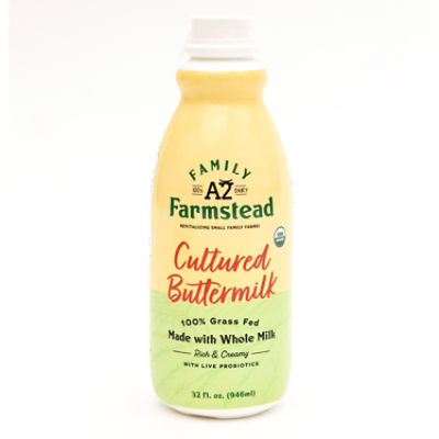 Farmily Farmstead Dairy Cultured Buttermilk, 32 fl oz