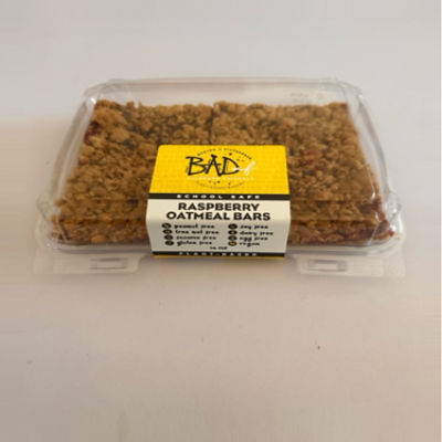 Baking a Difference RASPBERRY OATMEAL BAR