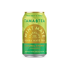TAMA TEA Sparkling Mint Yerba Maté, 12.00 fluidOunceUS, 12 fl oz