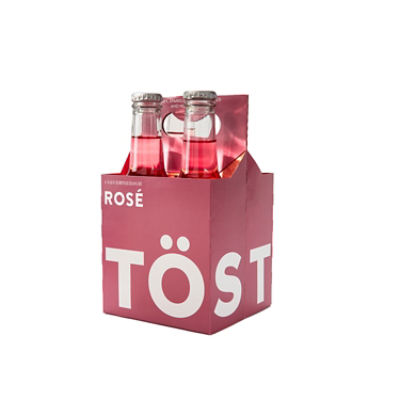 TOST NON ALCOHOLIC ROSE REFRESHER 4PK, 33.8 fl oz