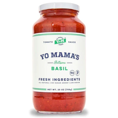 Yo Mama's Foods Bellisima Basil, 25 oz